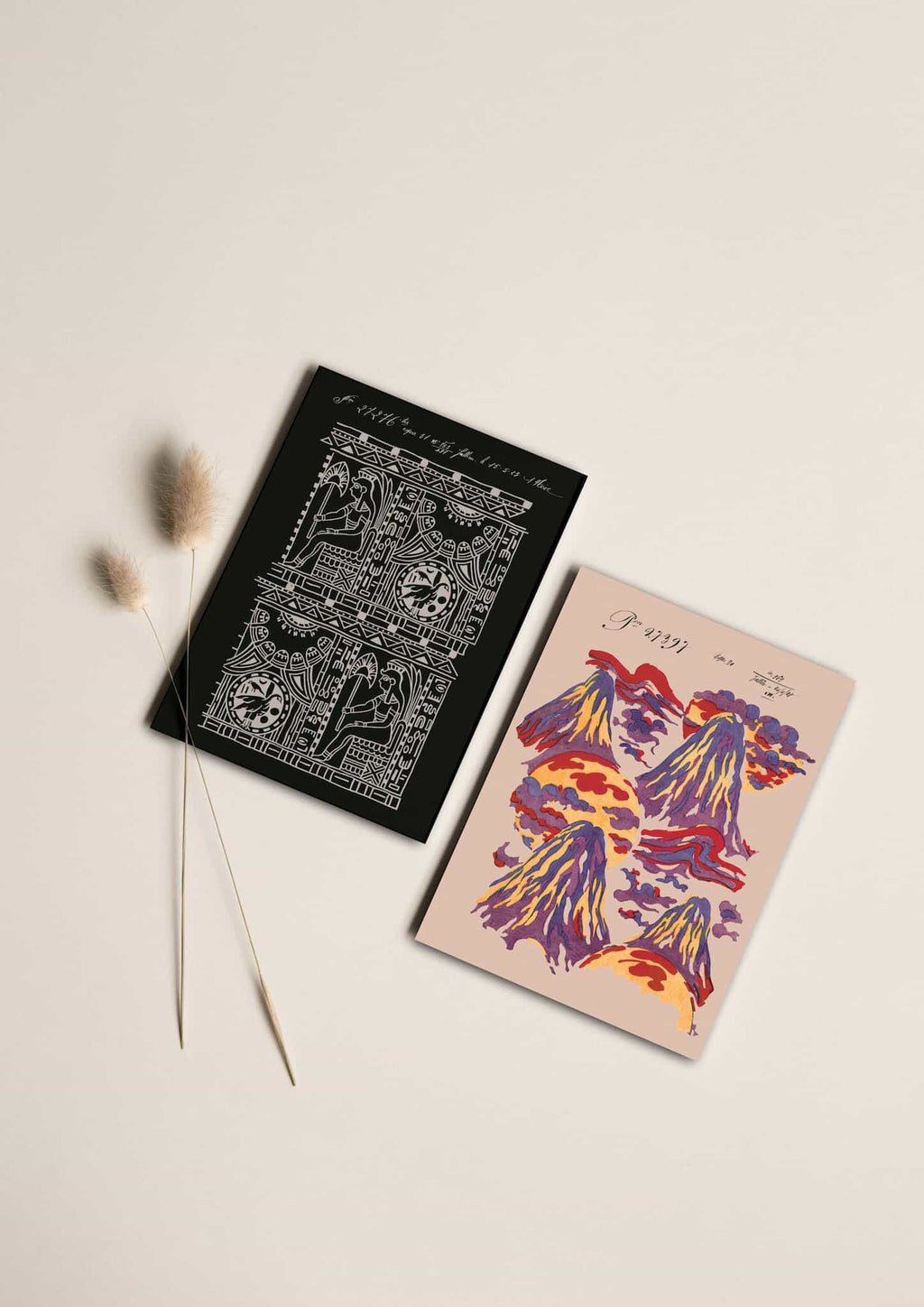 Set of 2 Handstitched A5 Notebooks