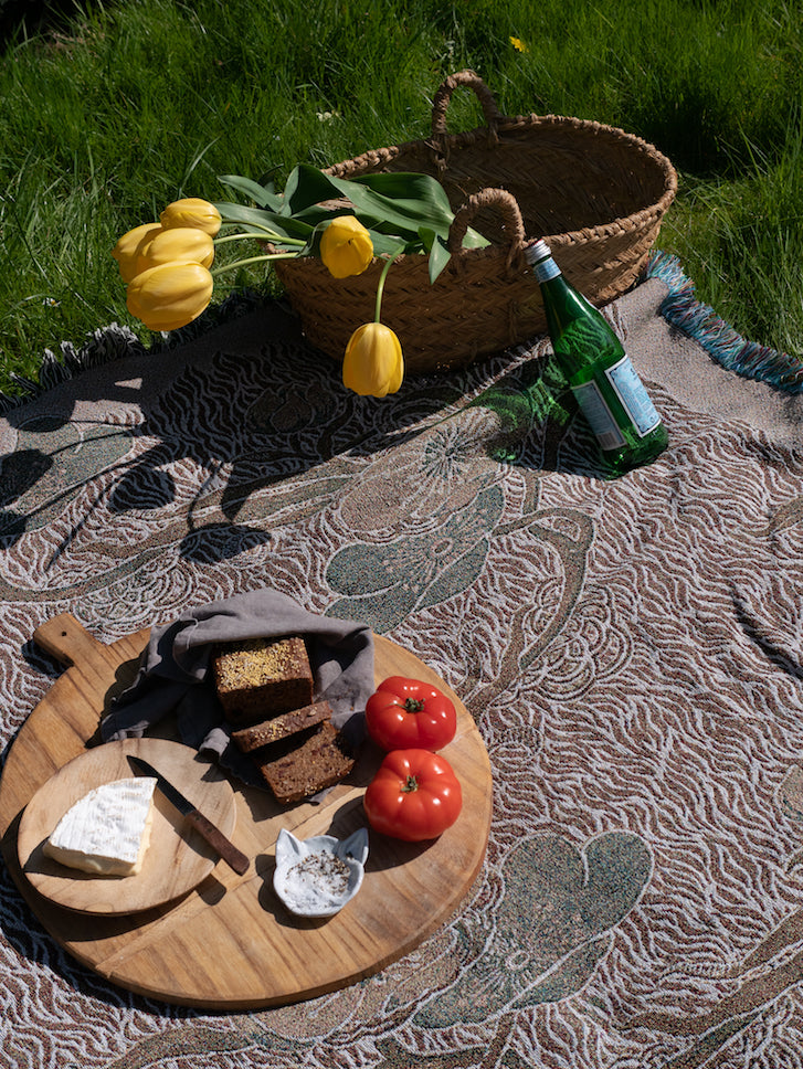 Nouveau Blossom Woven Blanket Pre Order