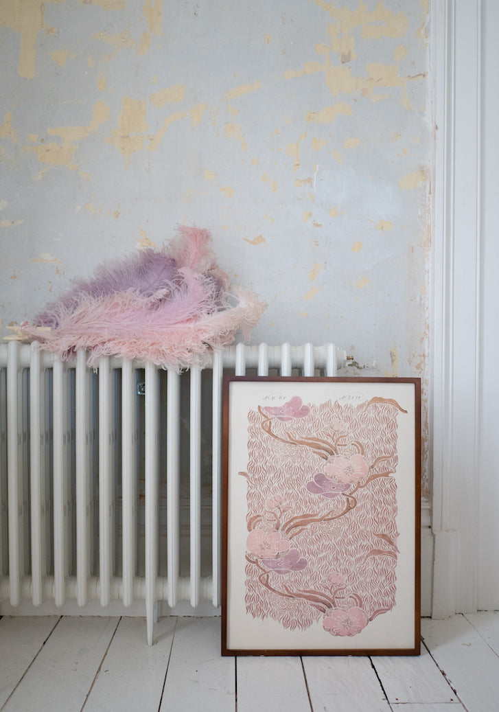 Nouveau Love Vintage Archive Poster Print