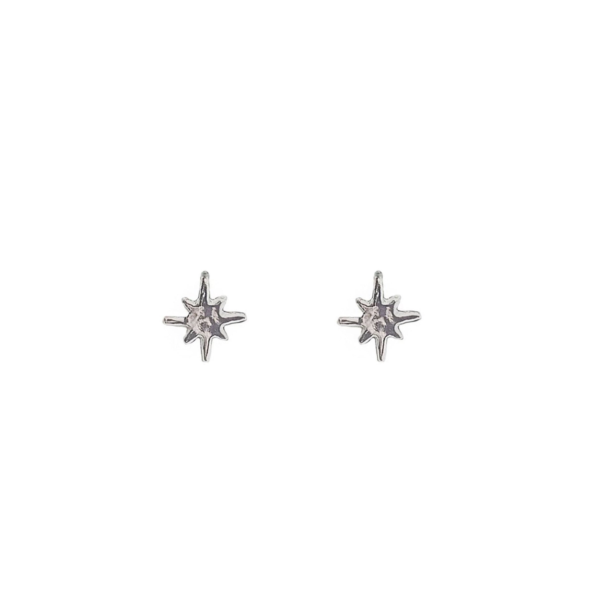 North Star Sterling Silver Studs