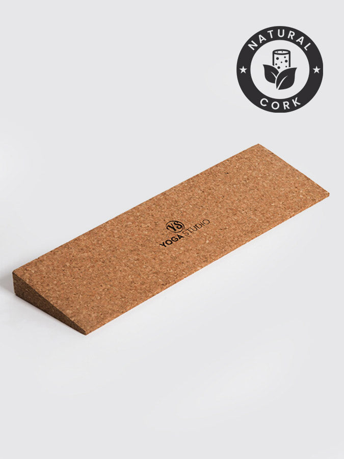 Cork Yoga Wedge for Poses and Pilates Support