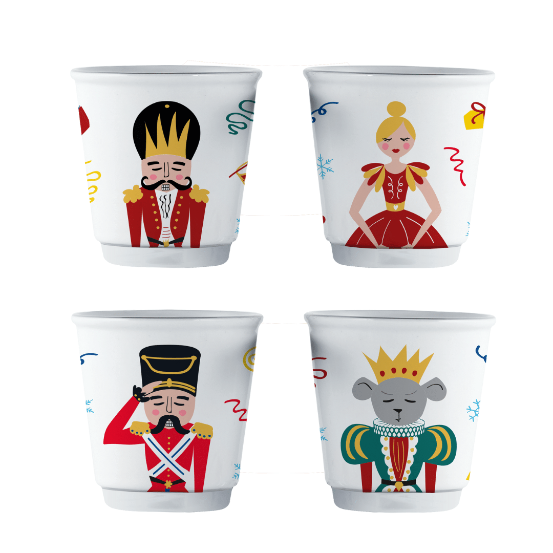 Set of 4 Espresso Cups