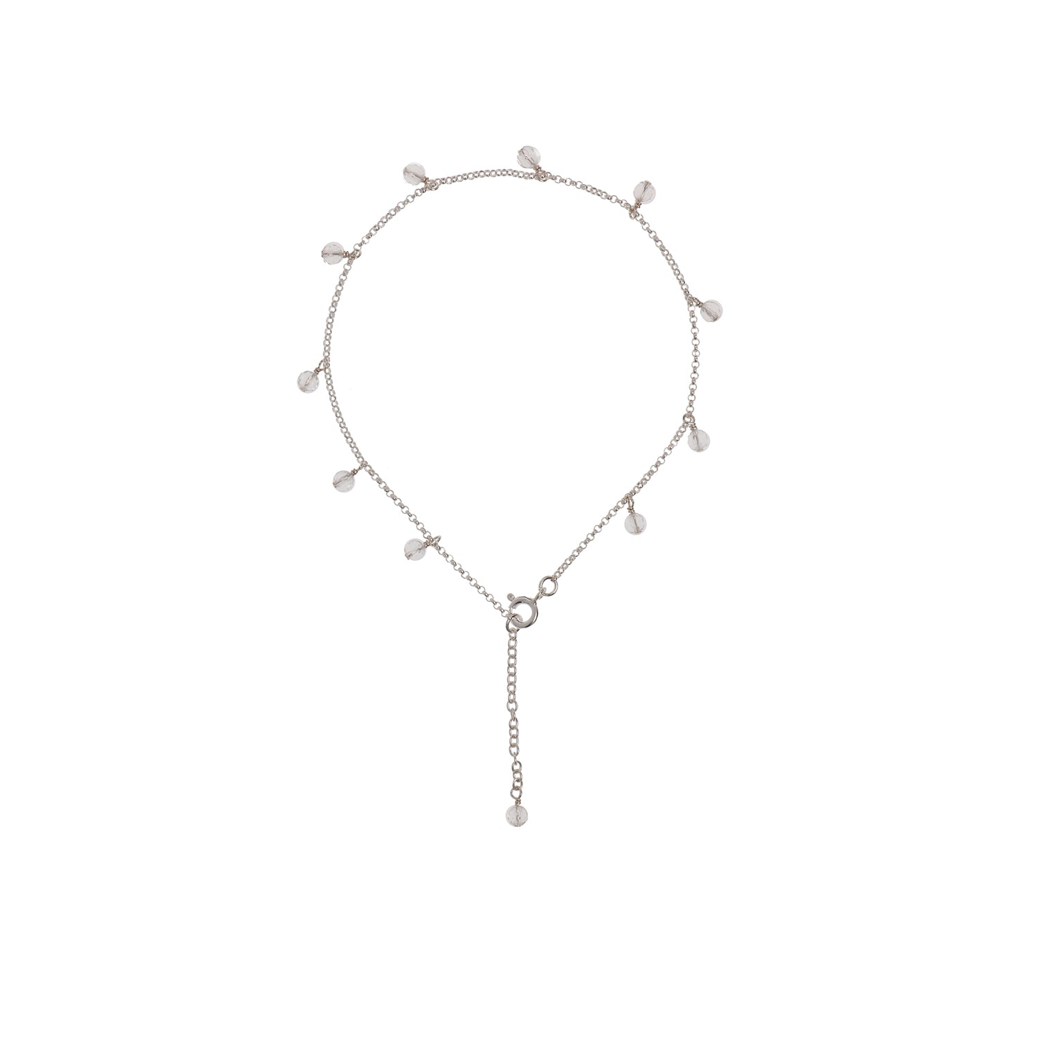 Elegant Semi-Precious Stone Anklets – Adjustable & Hypoallergenic by New Vintage by Kriss at brixbailey.com