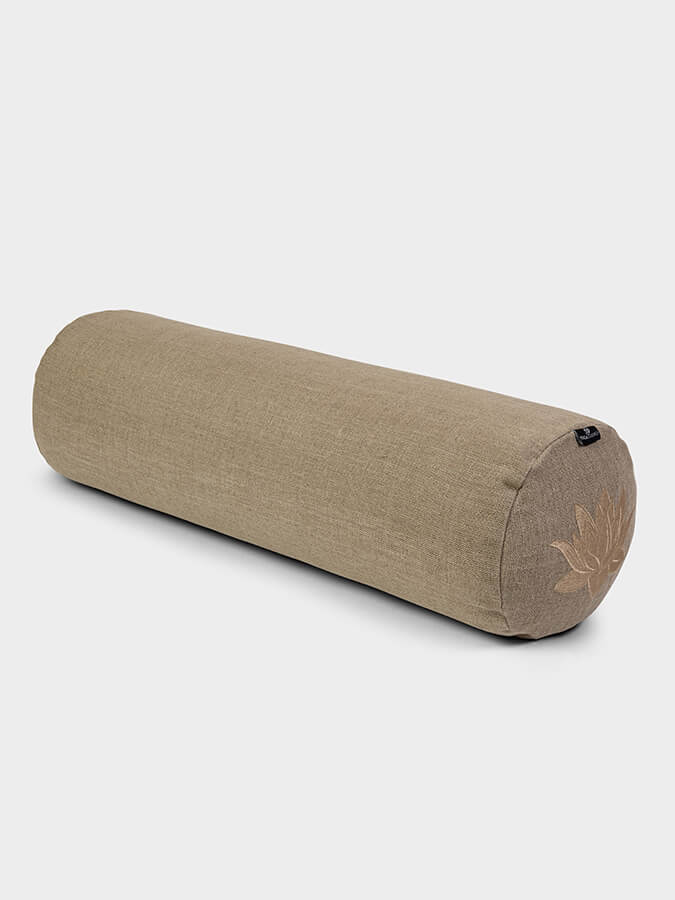 Organic Buckwheat Hemp Lotus Meditation Bolster Cushion