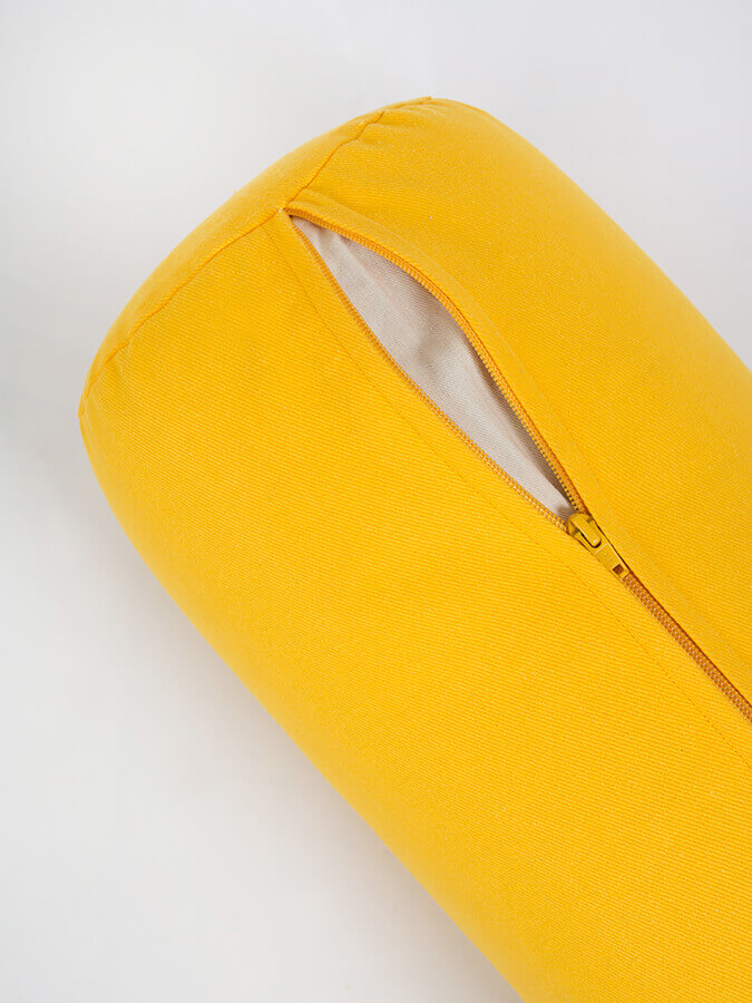 Organic Cotton Buckwheat Lotus Meditation Bolster Cushion