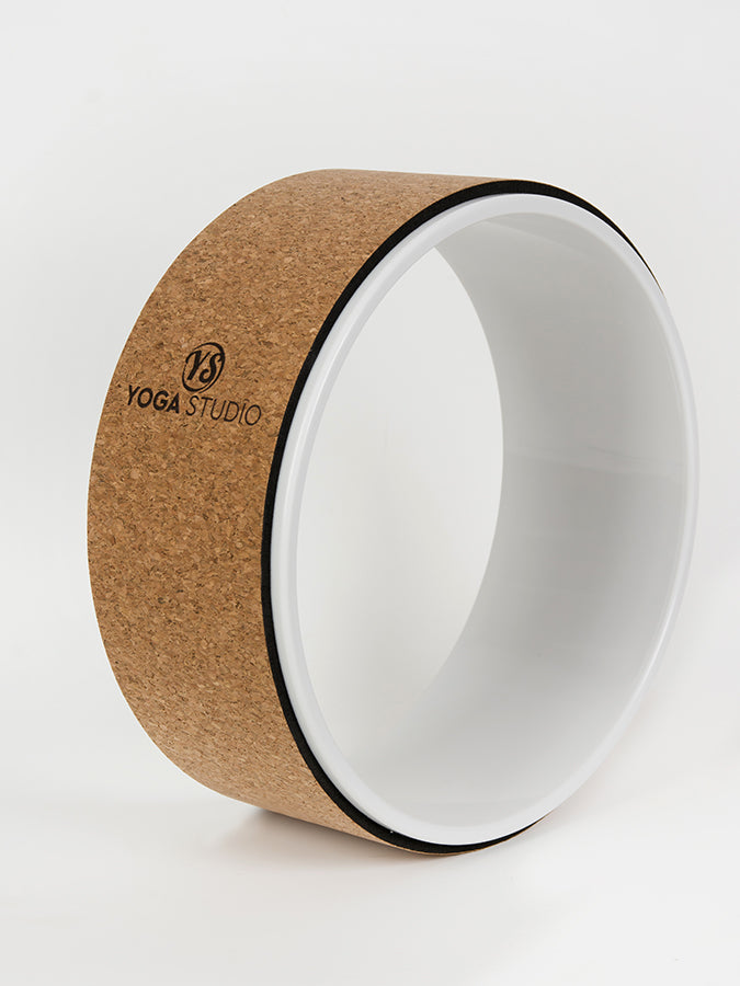 Natural Cork Yoga Wheel for Stretching and Core Strength