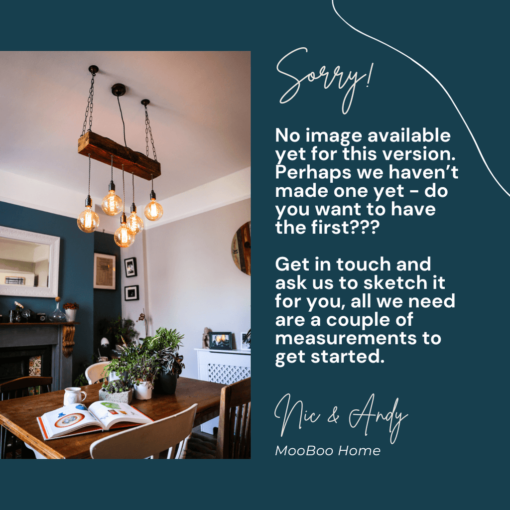 Oak Beam Chandelier Bespoke Made to Order