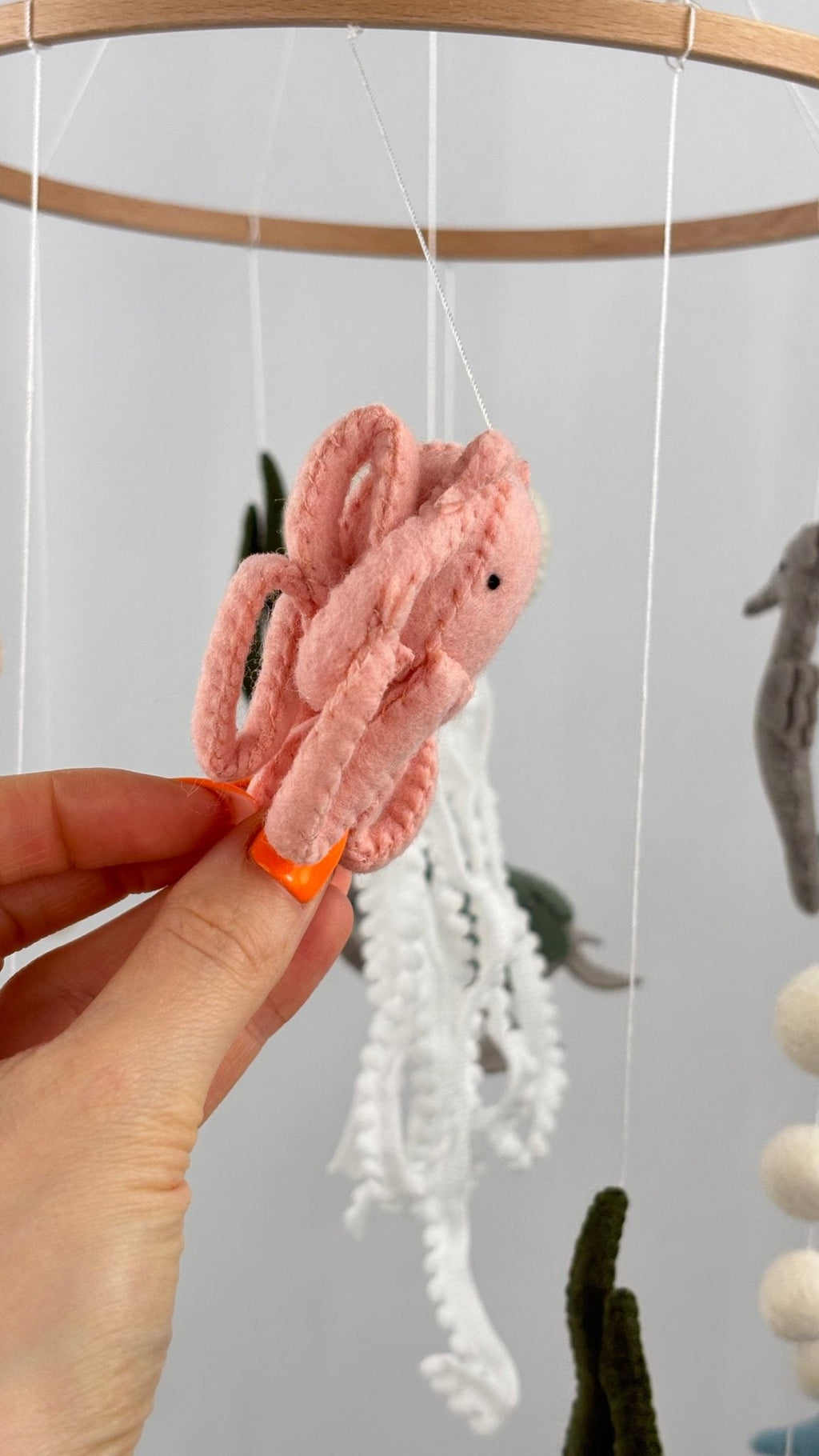 Ocean Drift Felt Cot Mobile