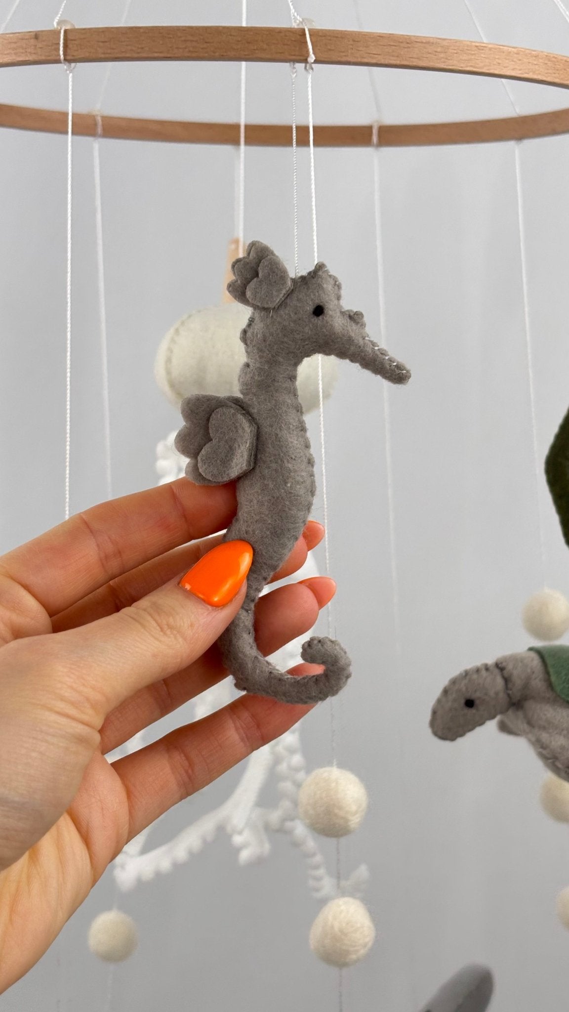 Ocean Drift Felt Cot Mobile