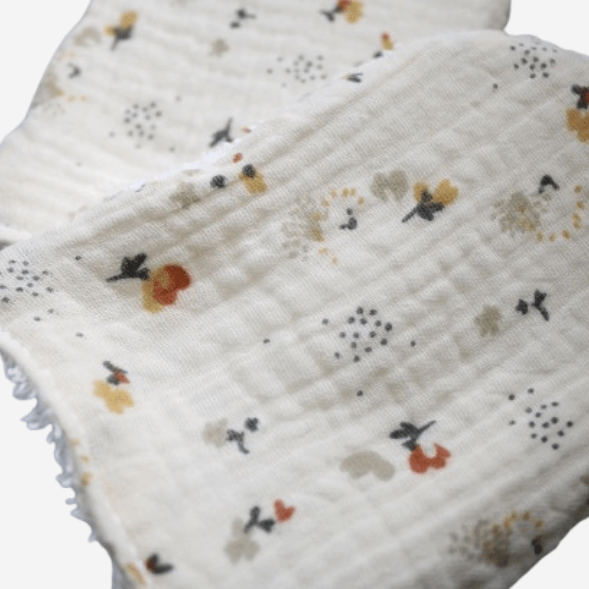 Hedgehog Baby Bath Mitts Oeko Tex Certified Soft Muslin