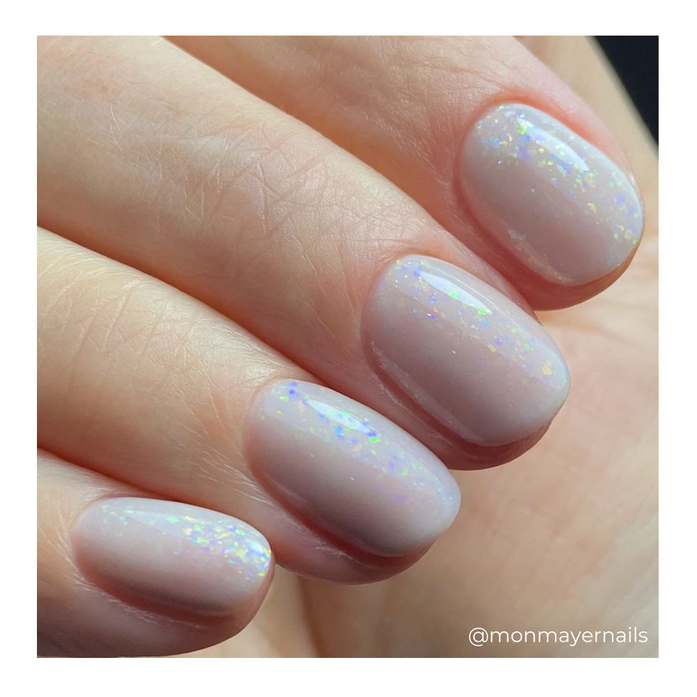Off The Wall Nail Polish 15ml Taupe Grey Holographic