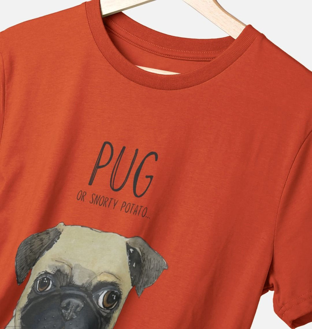Snorty Potato Pug Men's T Shirt