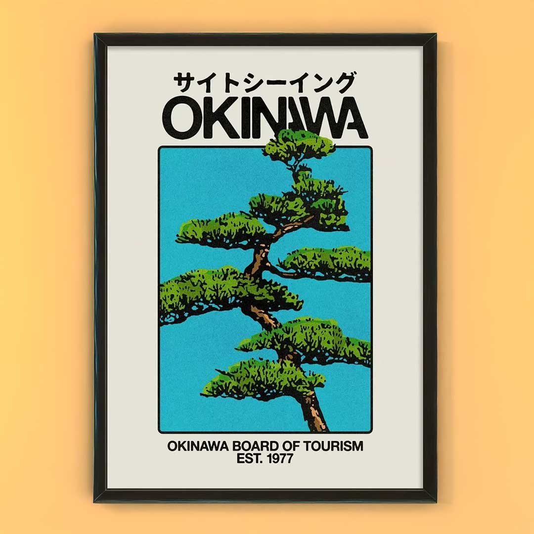 Okinawa 1977 Vintage Travel Print