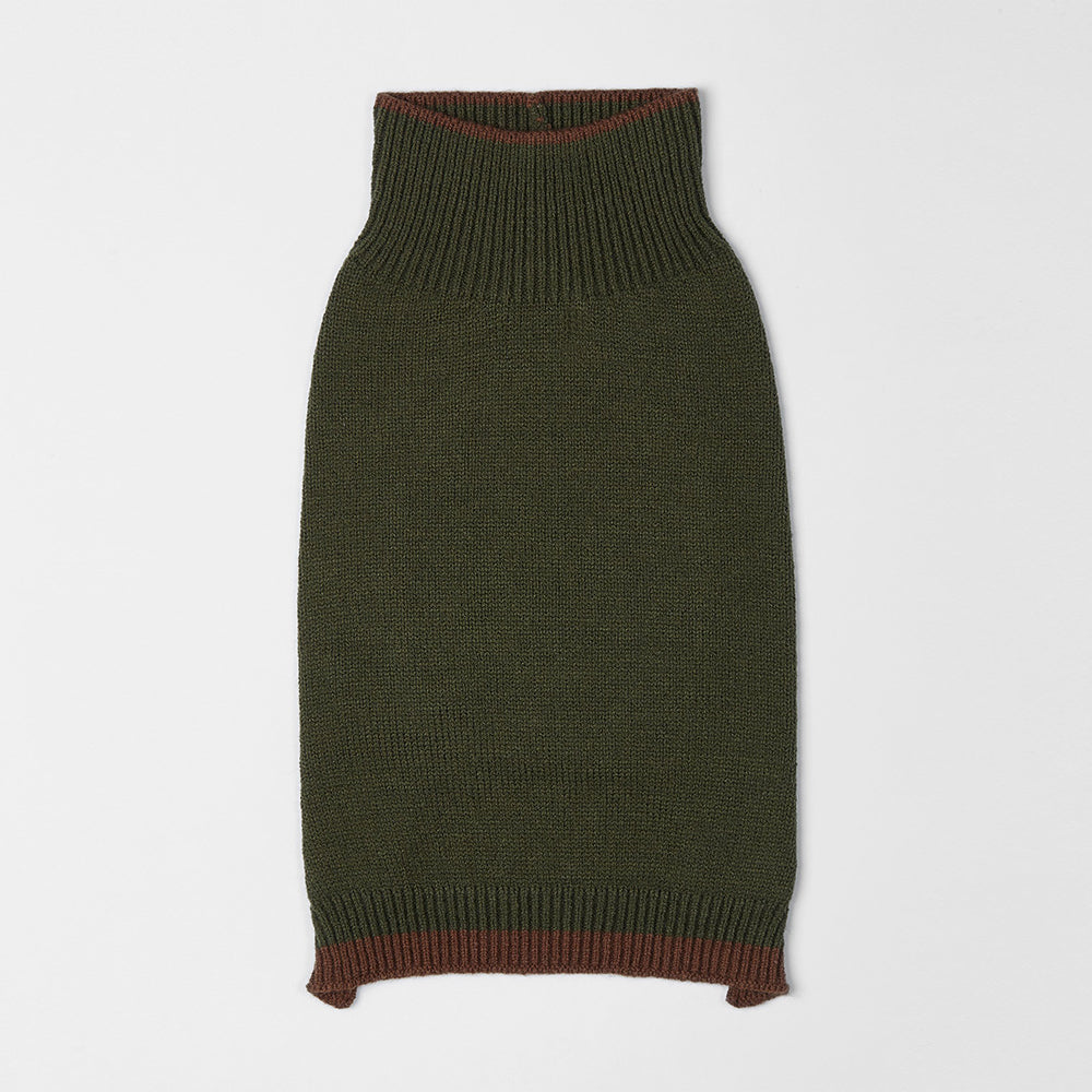 Stripe Hem Sleeveless Jumper