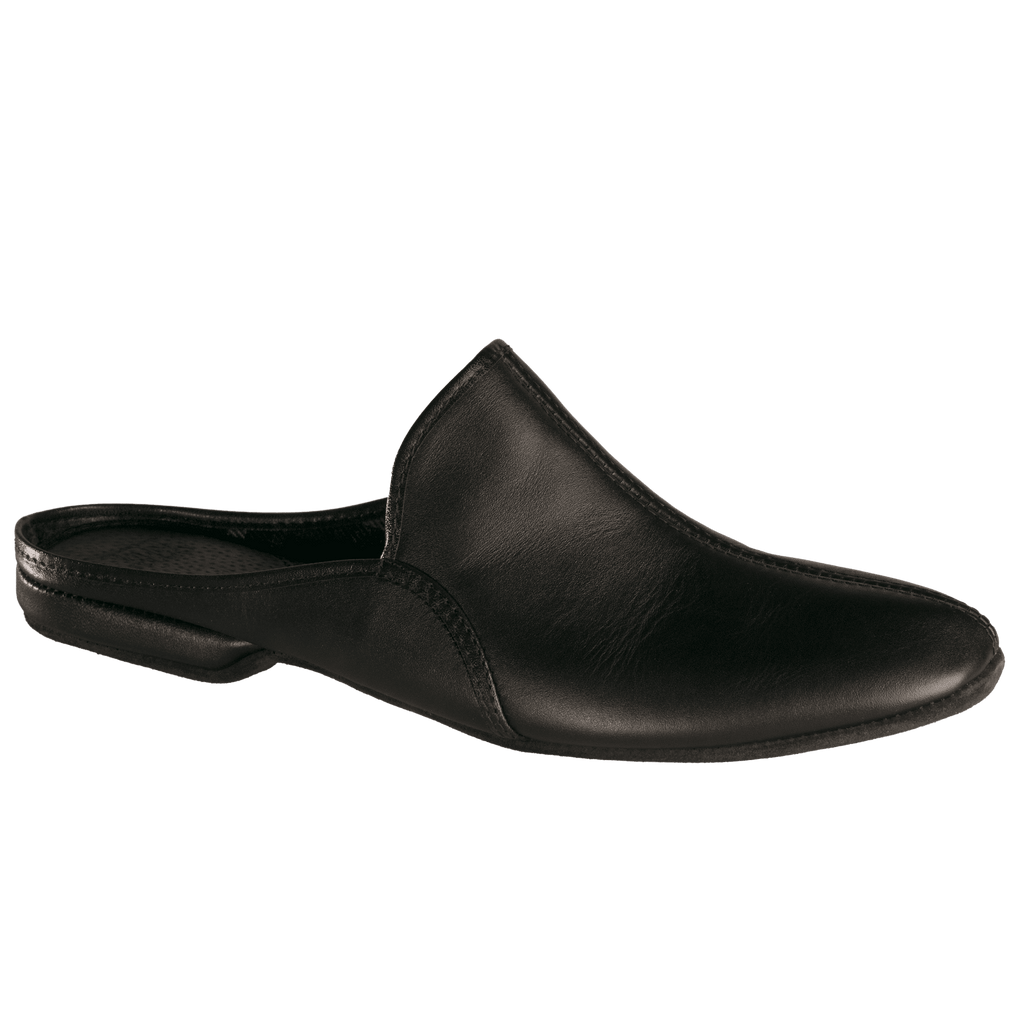 Handcrafted Men’s Leather Slippers – Elegant & Comfortable by Omaking at brixbailey.com