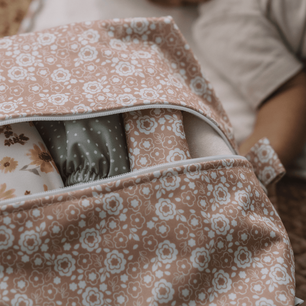 One Size Reusable Cloth Nappy Bloom