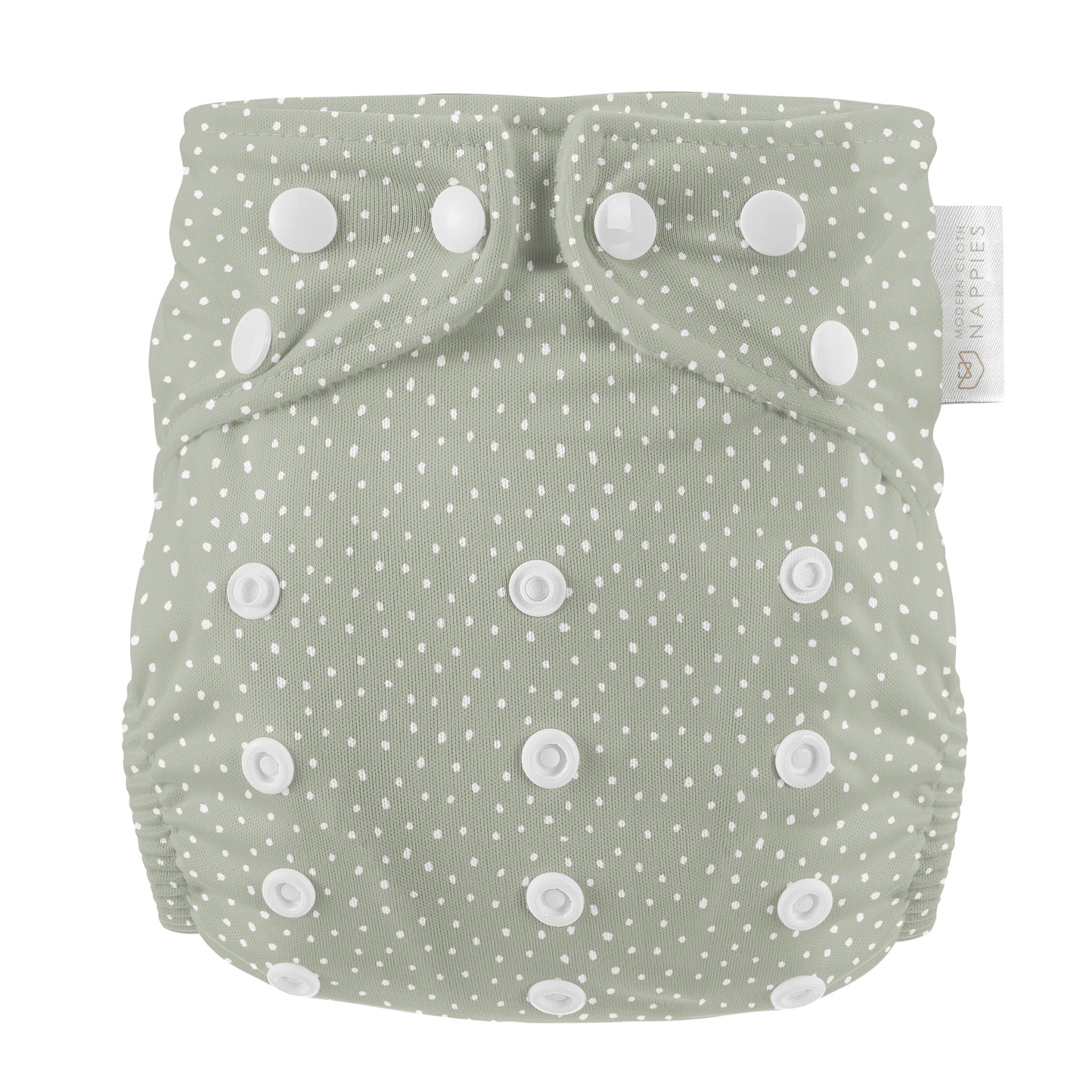 One Size Reusable Cloth Nappy Sage