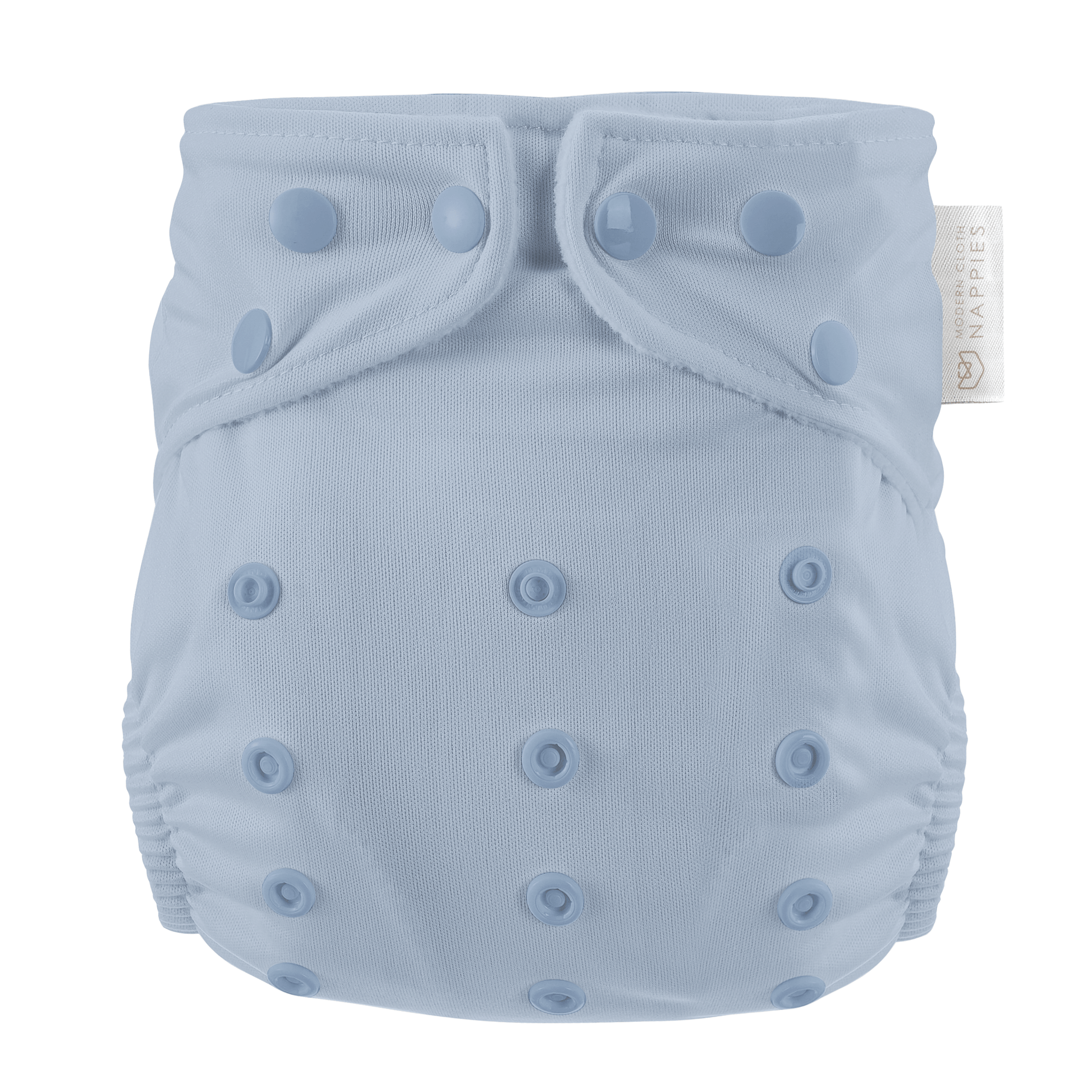 One Size Reusable Cloth Nappy in Dusty Blue