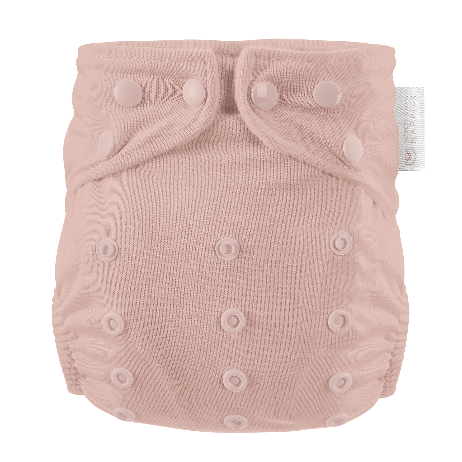 One Size Reusable Cloth Nappy in Dusty Rose