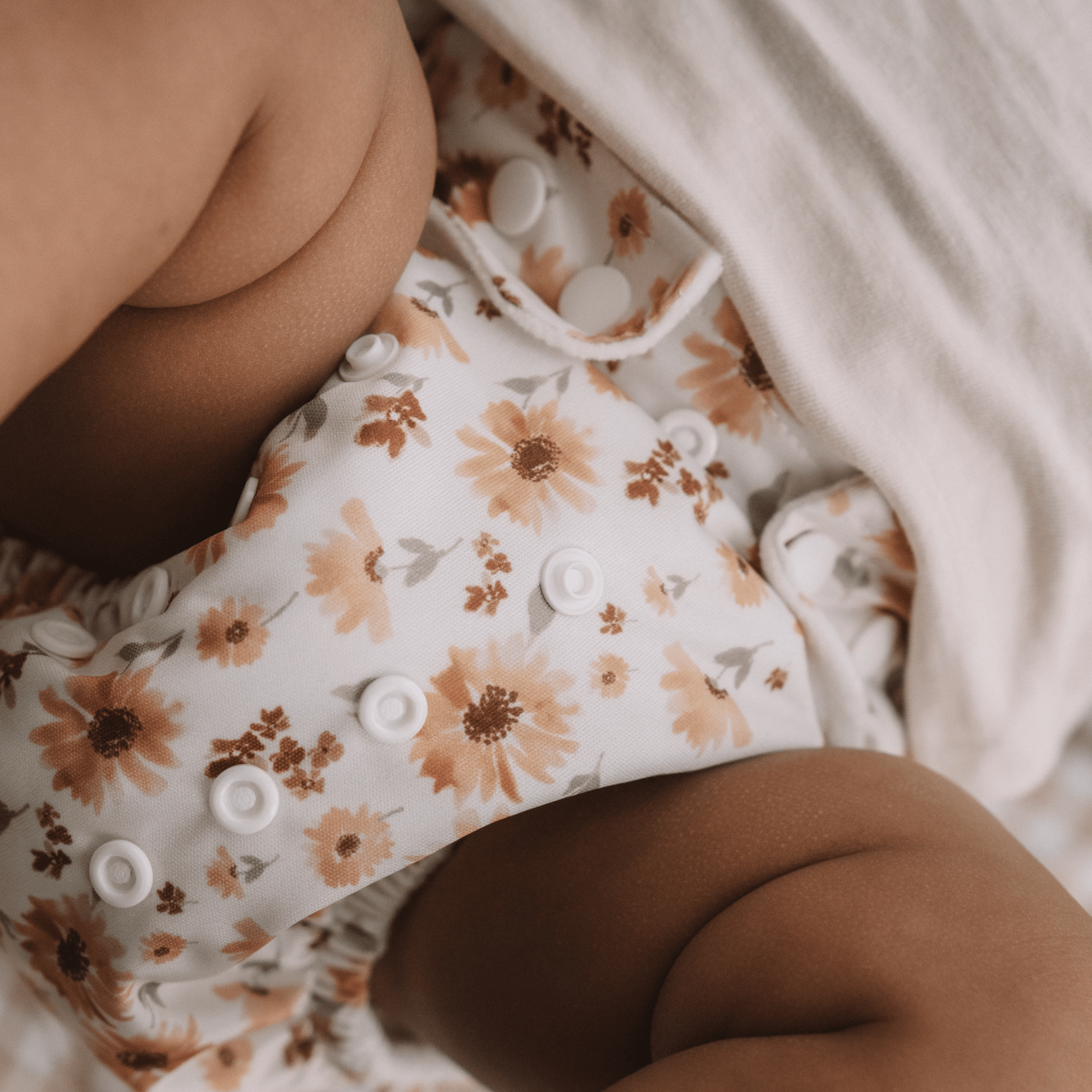 One Size Reusable Cloth Nappy in Meadow