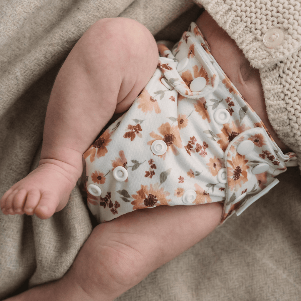 One Size Reusable Cloth Nappy in Meadow