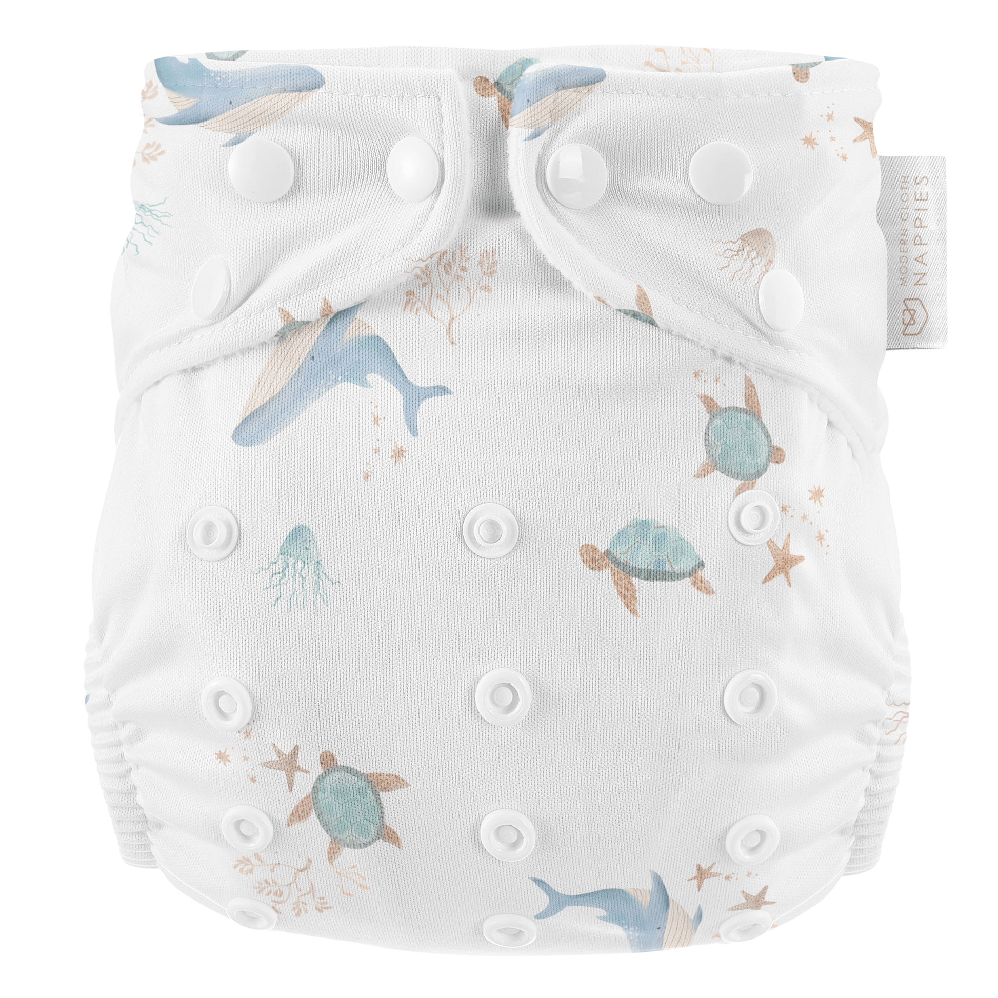 One Size Reusable Swim Nappy Baby to Toddler Ocean Cuddles
