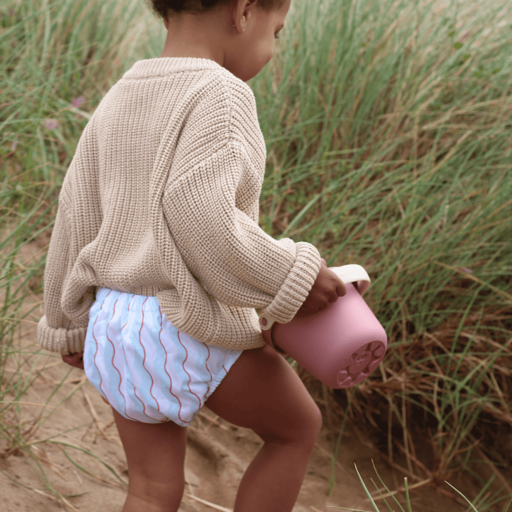 One Size Reusable Swim Nappy Baby to Toddler Wiggle Waves