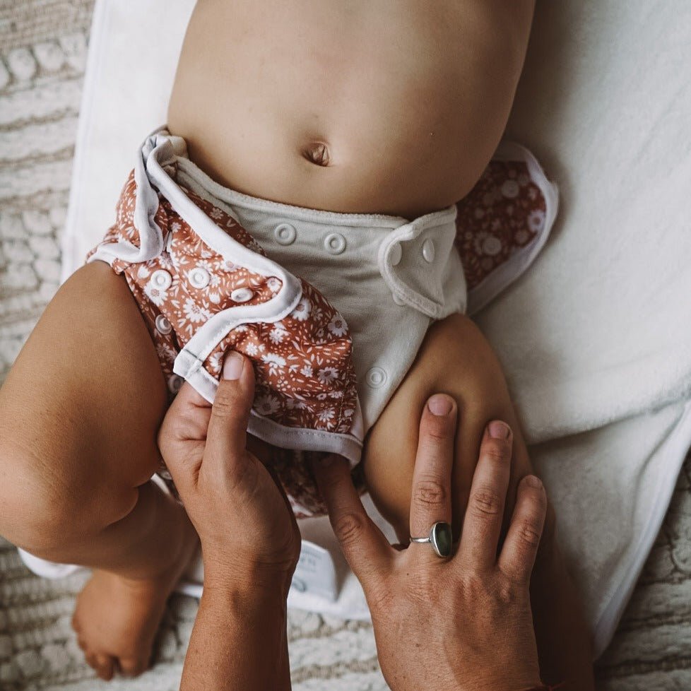 One Size Bamboo Cotton Bedtime Pearl Reusable Cloth Nappy