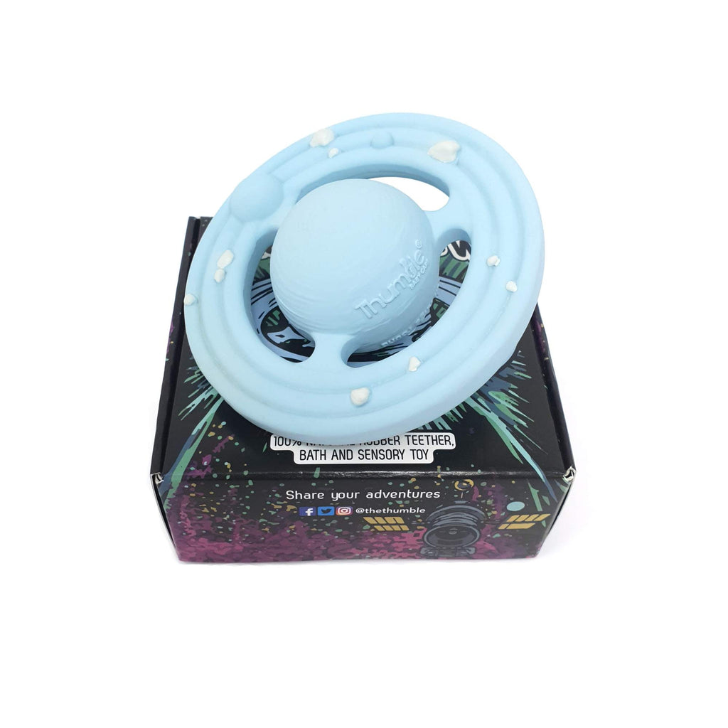 Natural Rubber Space Planet Teether and Bath Toy