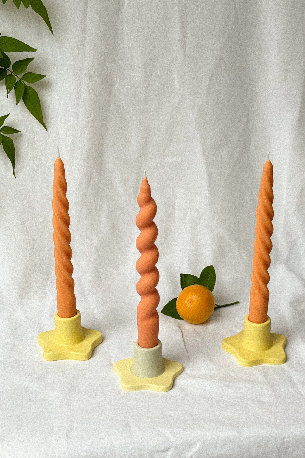 Spiral Taper Candles Bundle of 4