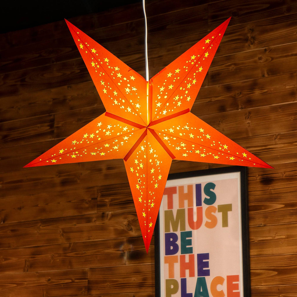 Multicoloured Party Pack 20 Star Lanterns