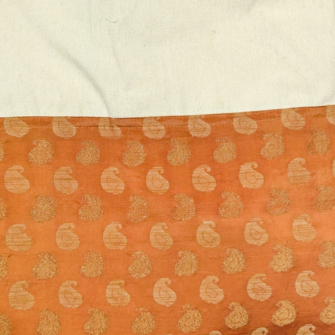 Upcycled Sari Cotton Tote Bag, Handmade in India