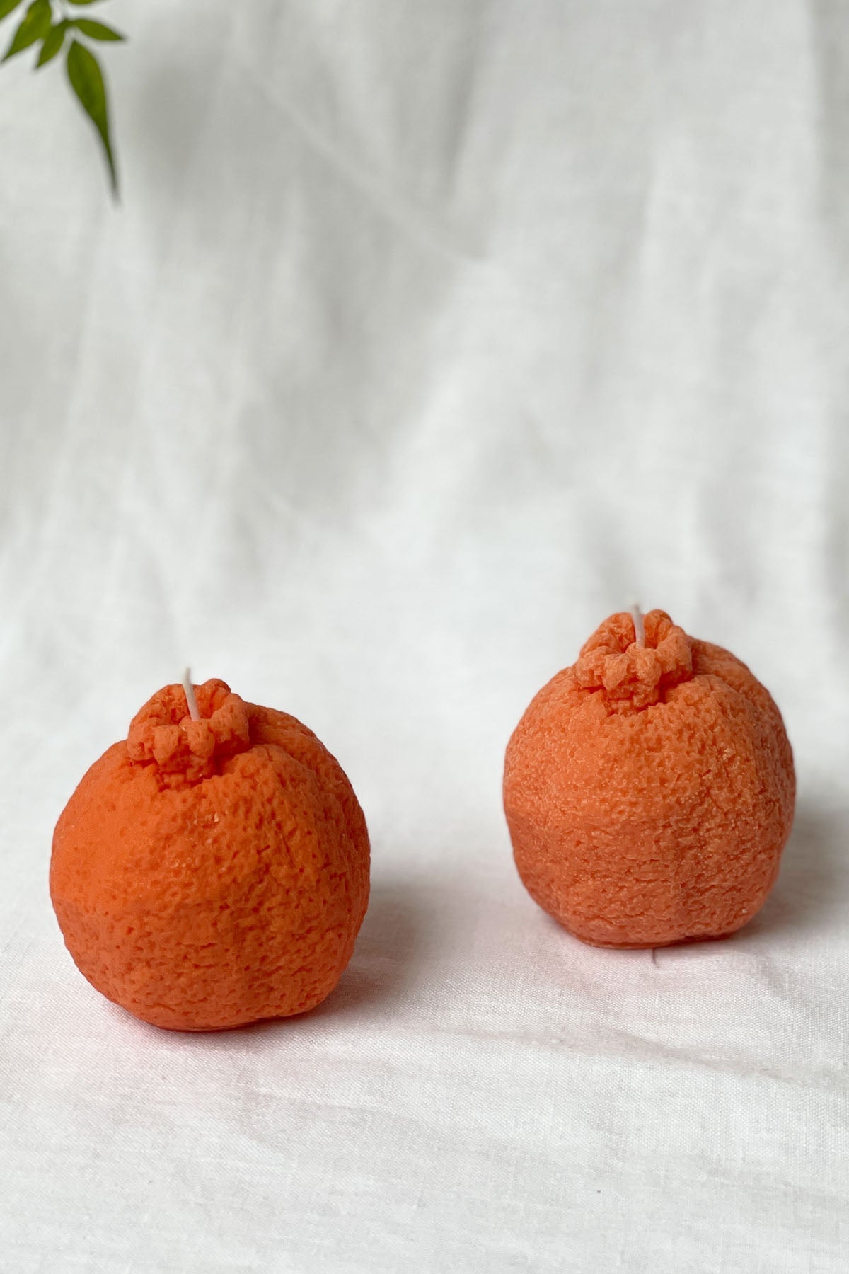 Handmade Orange Shaped Soy Candle
