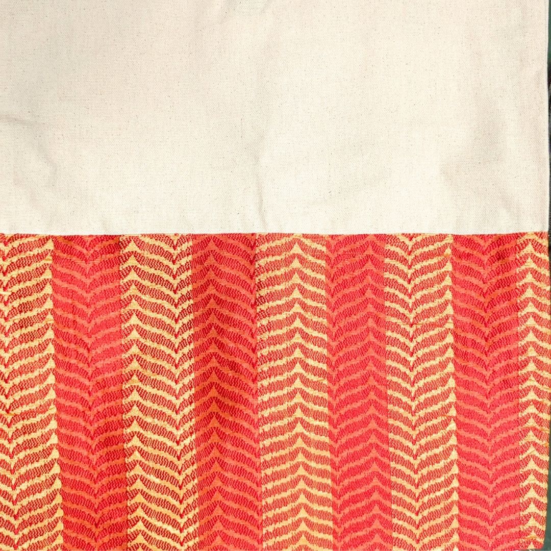 Upcycled Sari Cotton Tote Bag, Handmade in India
