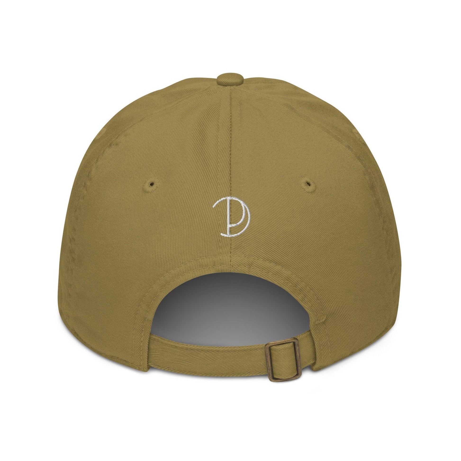 Embroidered P Baseball Cap in Green