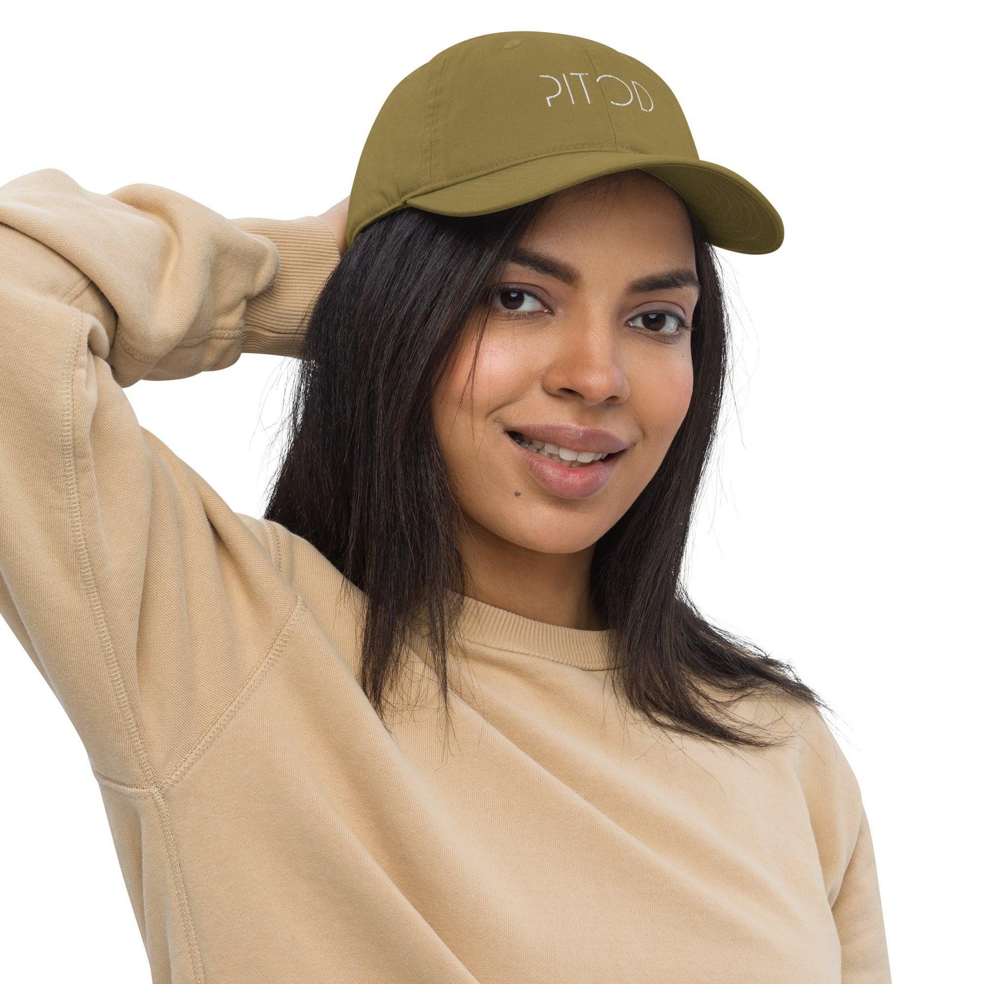 Organic Cotton Baseball Cap in Khaki