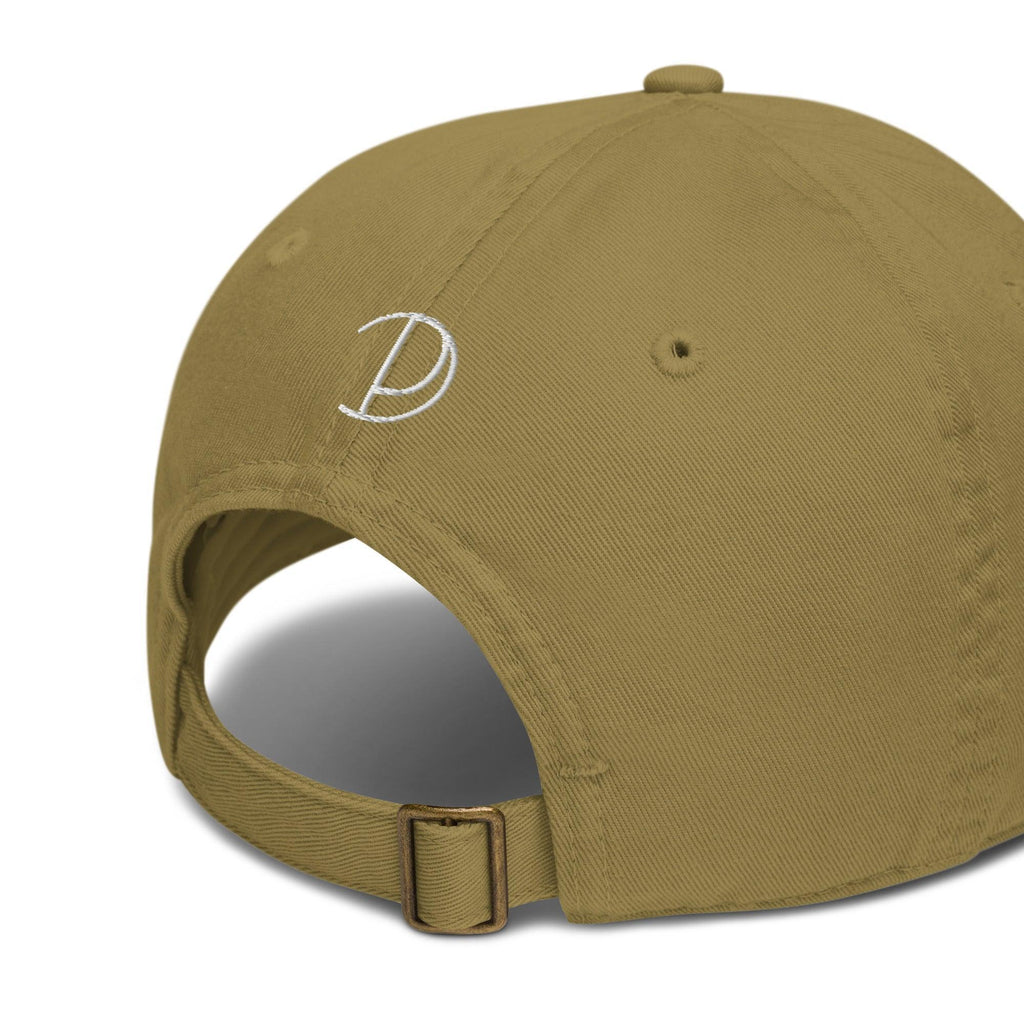 Embroidered P Baseball Cap in Green