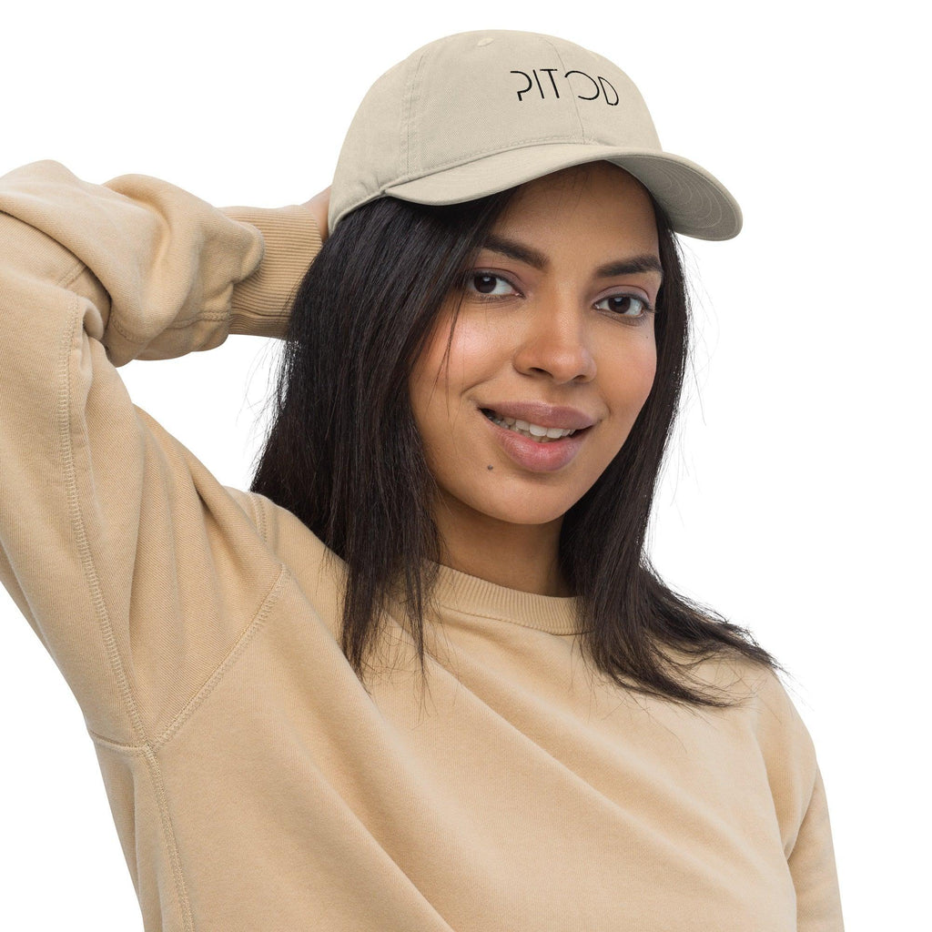 Organic Cotton Baseball Cap in Beige