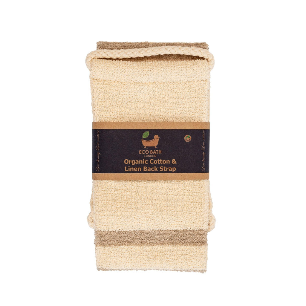 Organic Cotton and Linen Back Strap and Glove