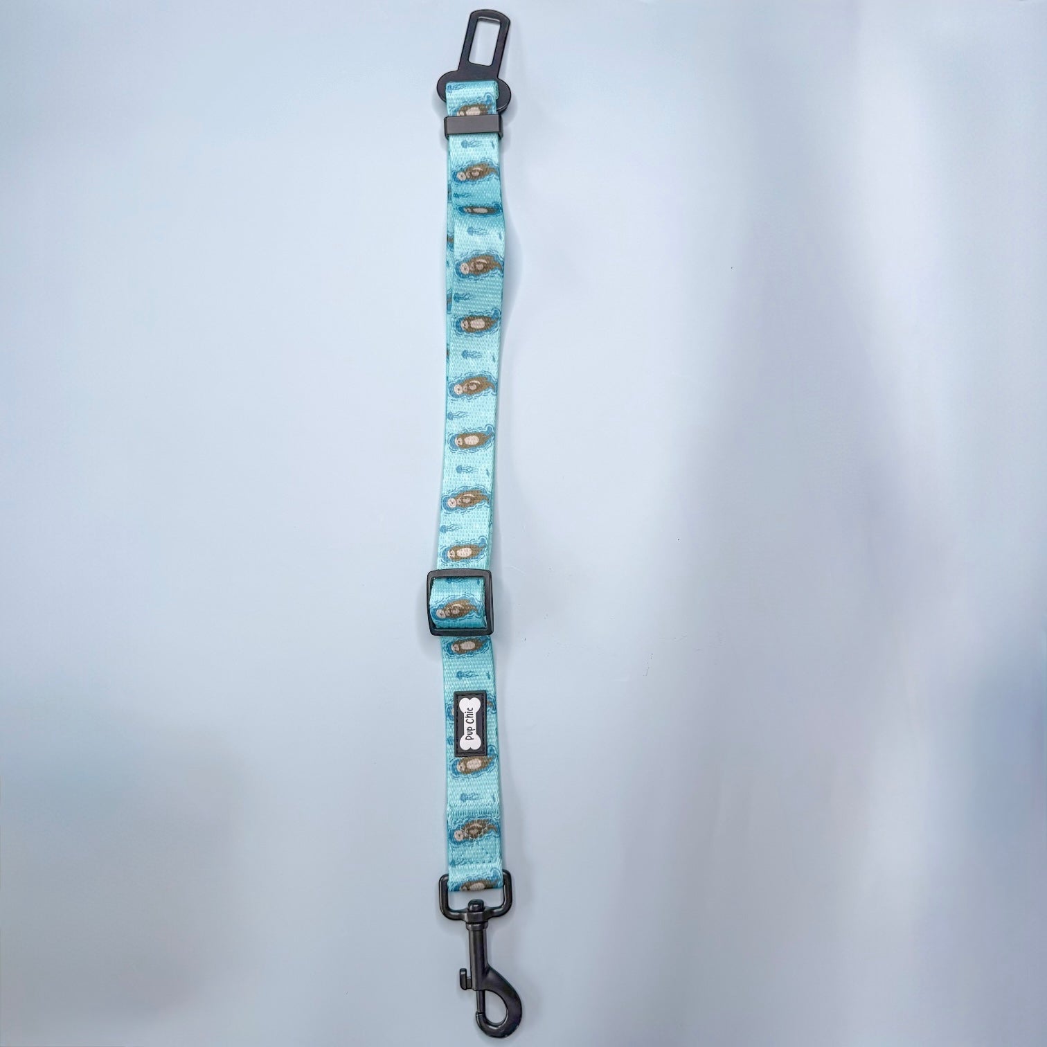 Adjustable Dog Seat Belt Clip in Mustard Yellow