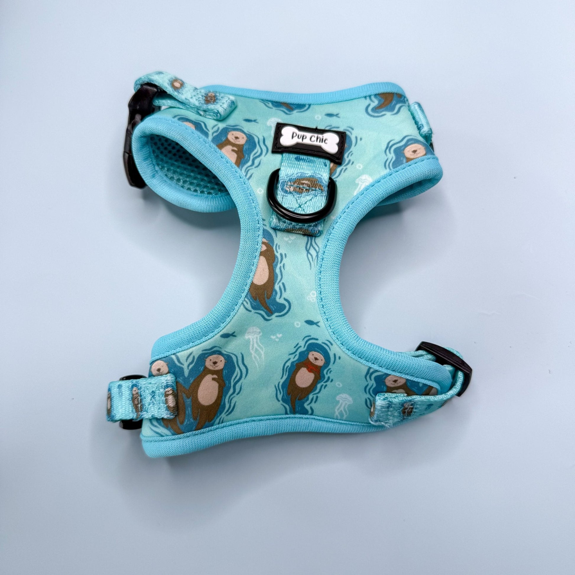 Step In Adjustable Dog Harness with Sea Otter Print