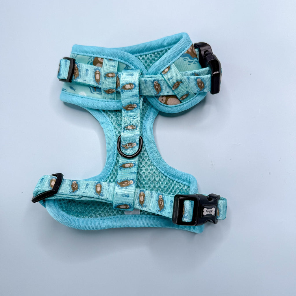 Step In Adjustable Dog Harness with Sea Otter Print