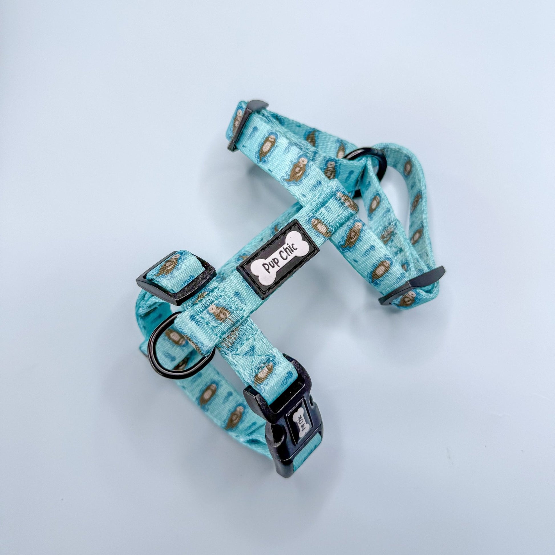 XXXS Puppy Harness with Otter Print