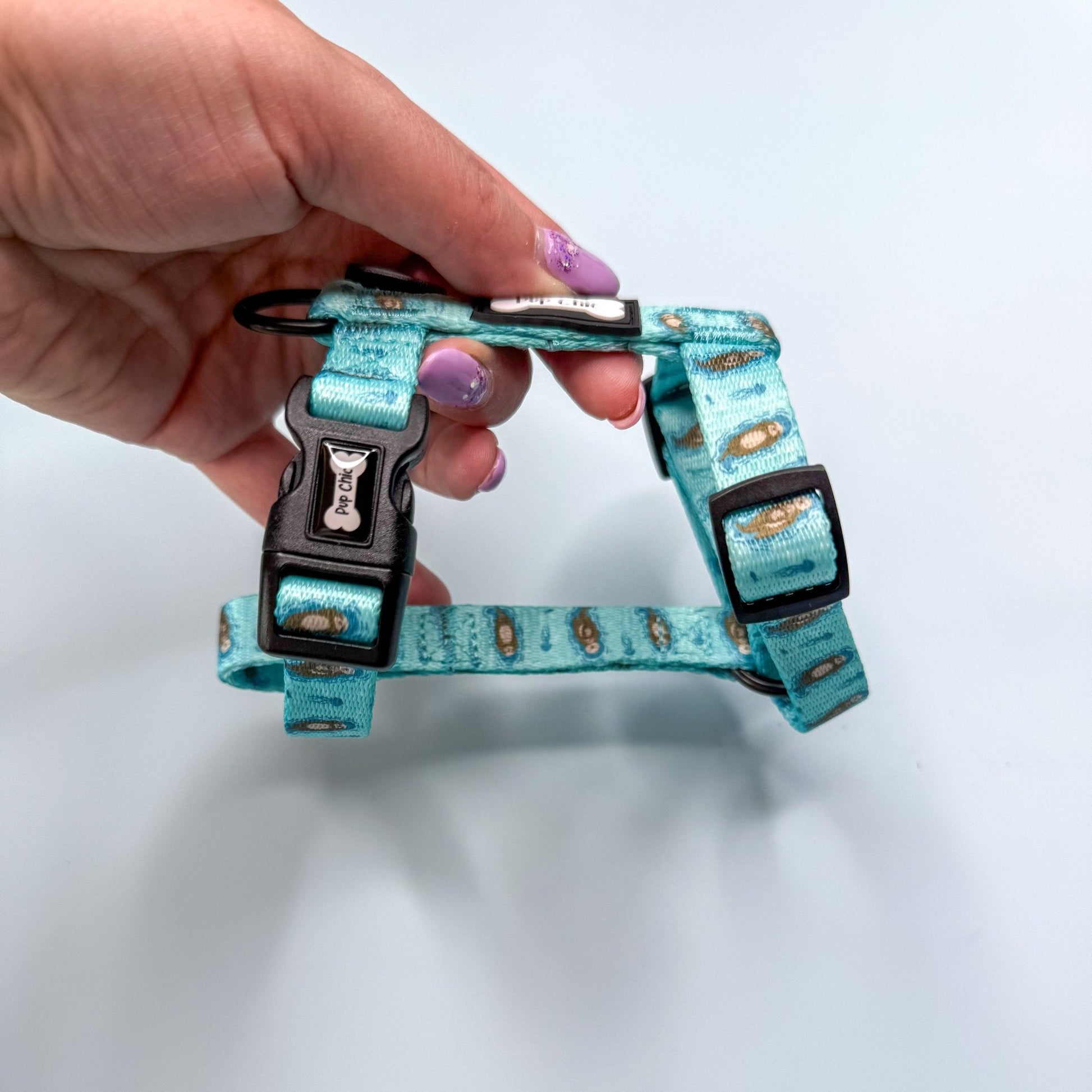 XXXS Puppy Harness with Otter Print