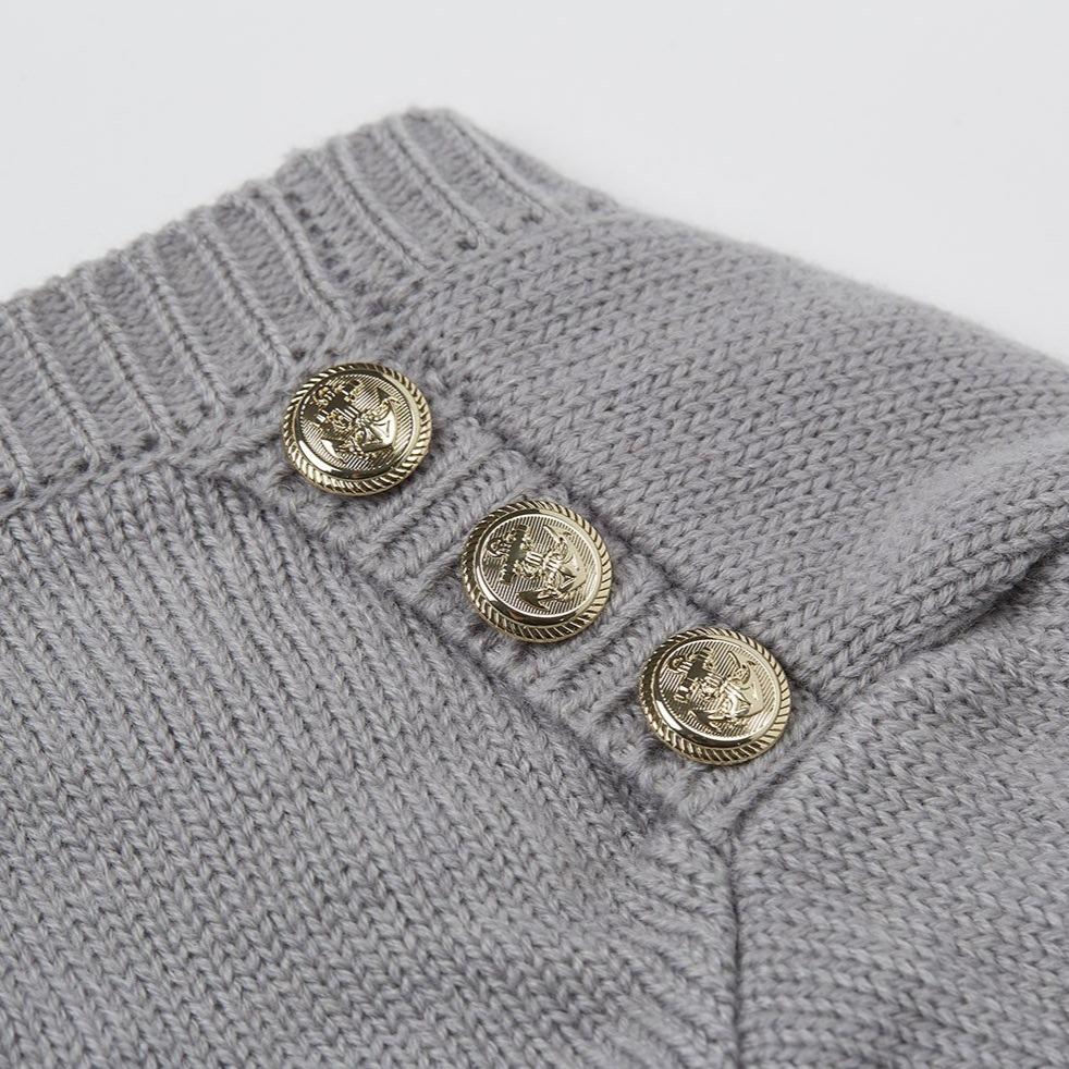 Button Jumper in Four Colours
