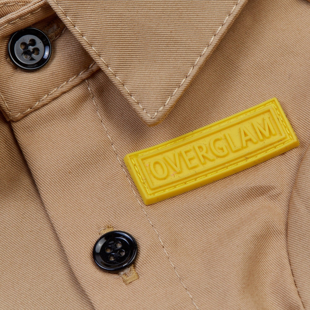 Contrast Shirt in Apricot