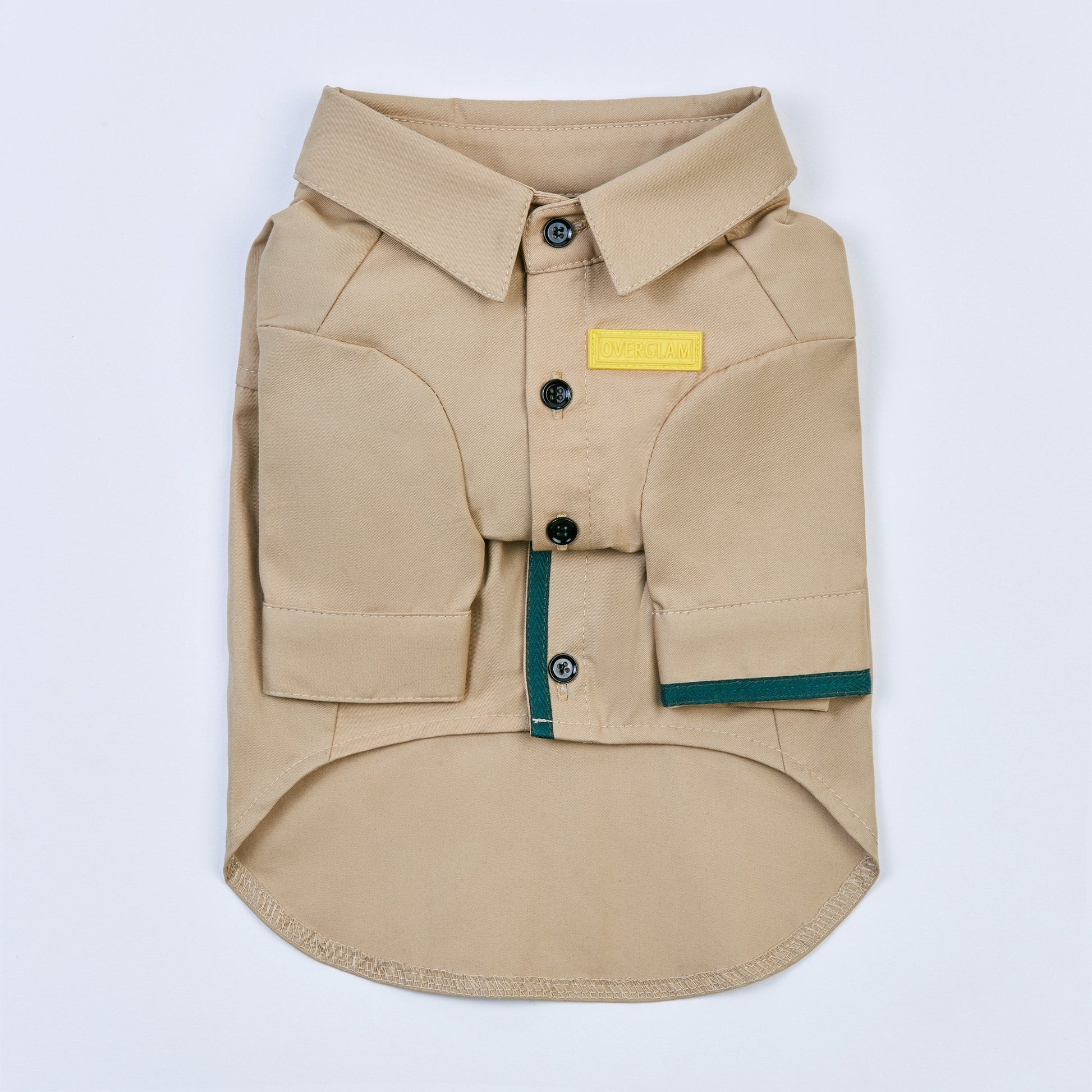 Contrast Shirt in Apricot