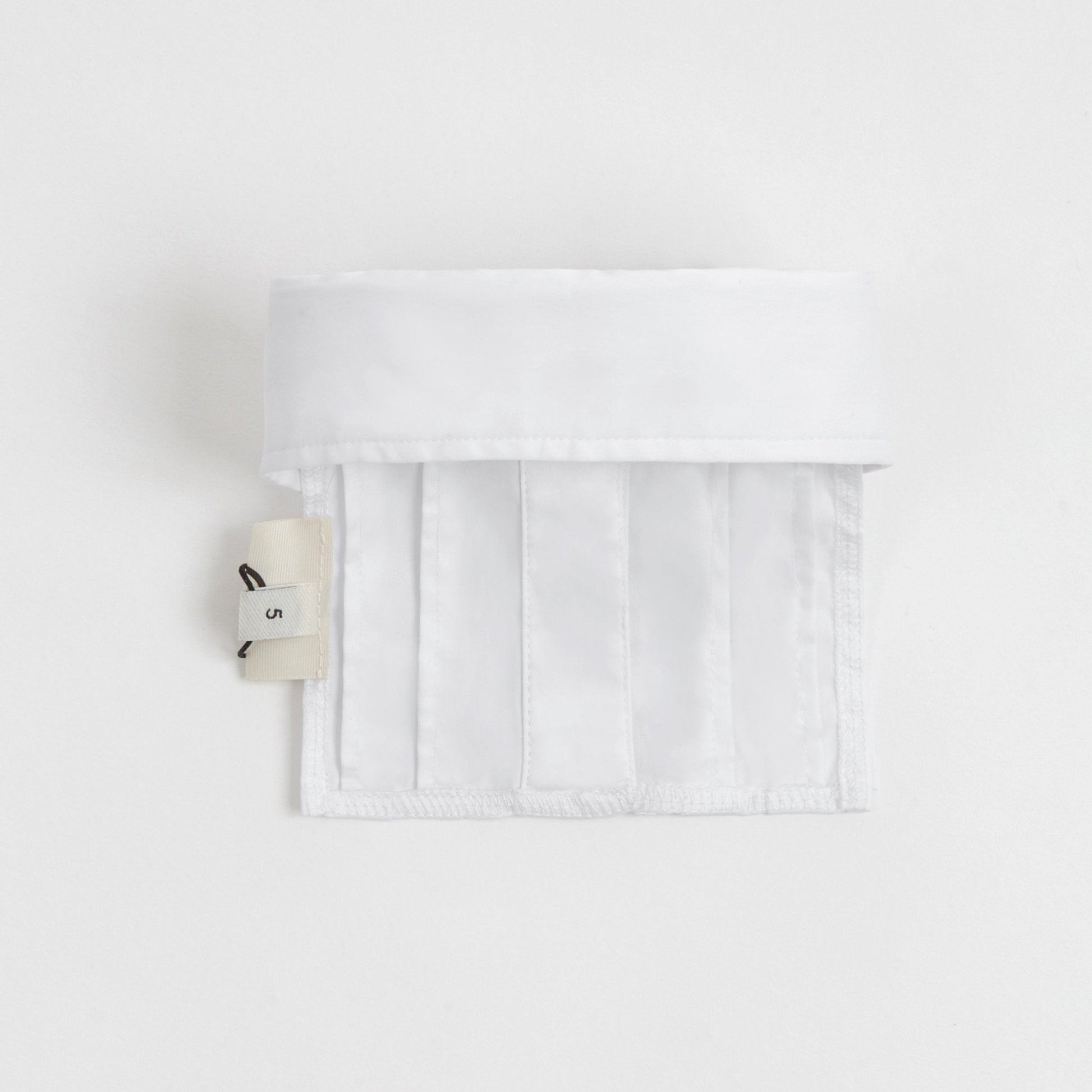 White Formal Collar with Bow Tie