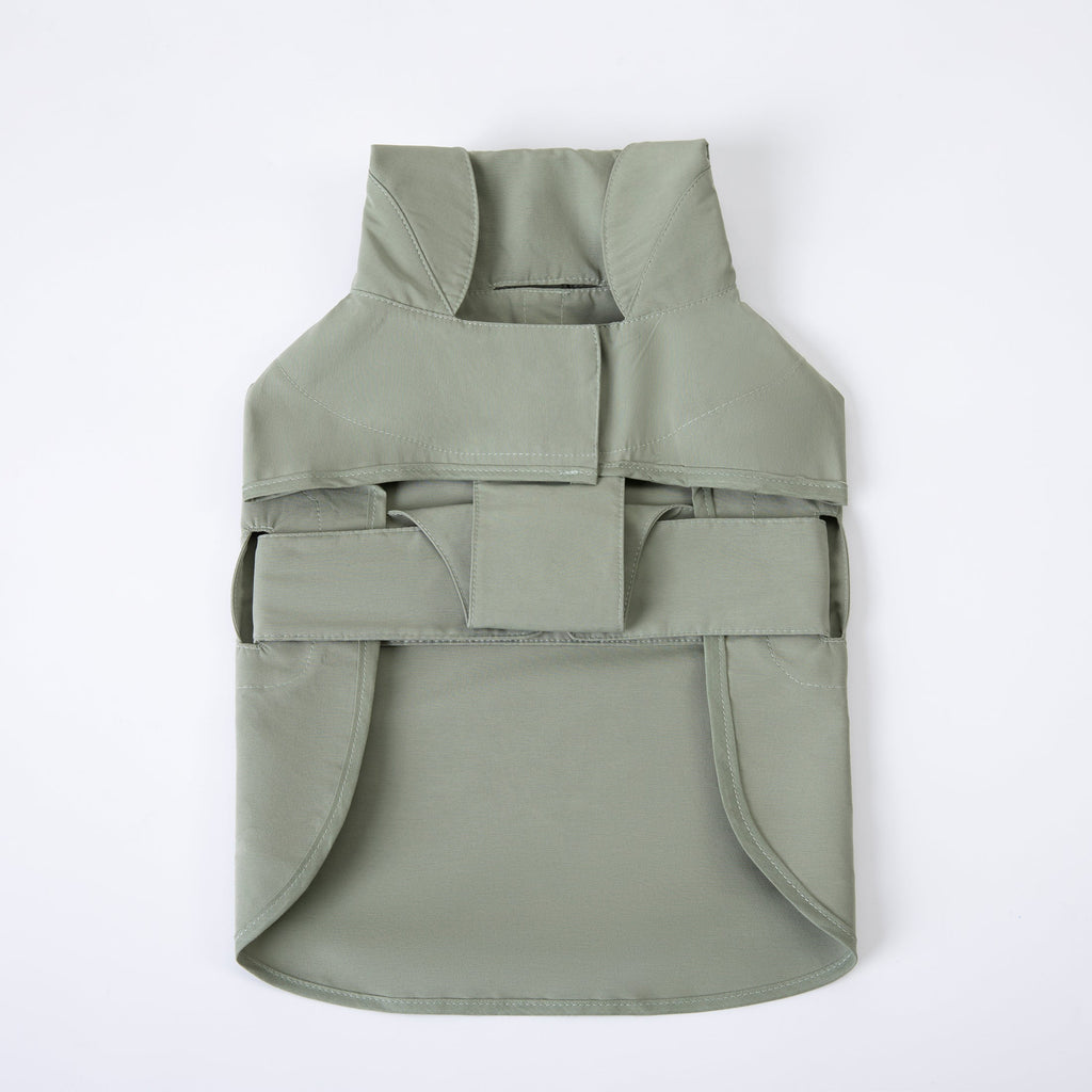 Adjustable Thin Coat in Green