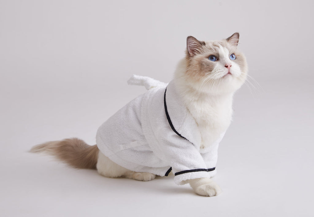 Pure Cotton Bathrobe with Belt